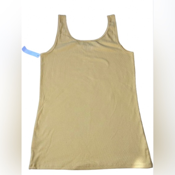 Mustard yellow TIME AND TRU tank top - Picture 3 of 3
